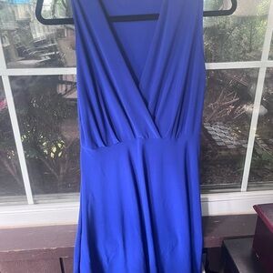 Rolla Coster Blue Sleeveless V-Neck Dress